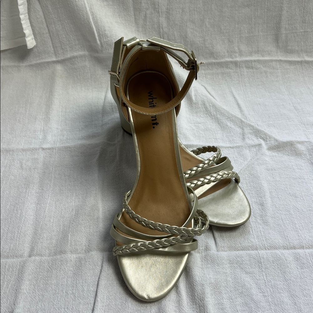 White Mountain Gold Sandals